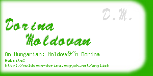 dorina moldovan business card